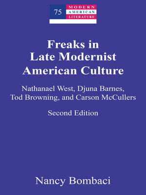 cover image of Freaks in Late Modernist American Culture
